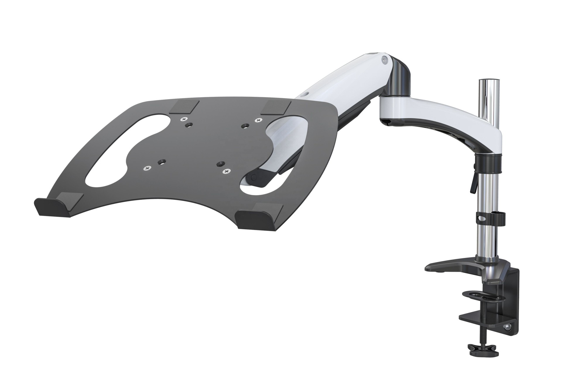 V-mounts Office Furniture Solid Steel Laptop Computer Holder with Vesa Holes Monitor Stand VM-D15